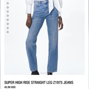 Zara Straight Leg Jeans
